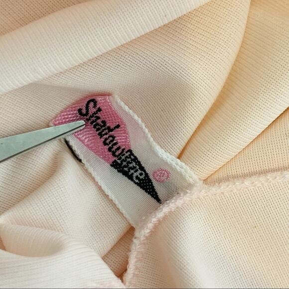 Shadowline vintage nightgown robe lace sheer - Picture 13 of 14